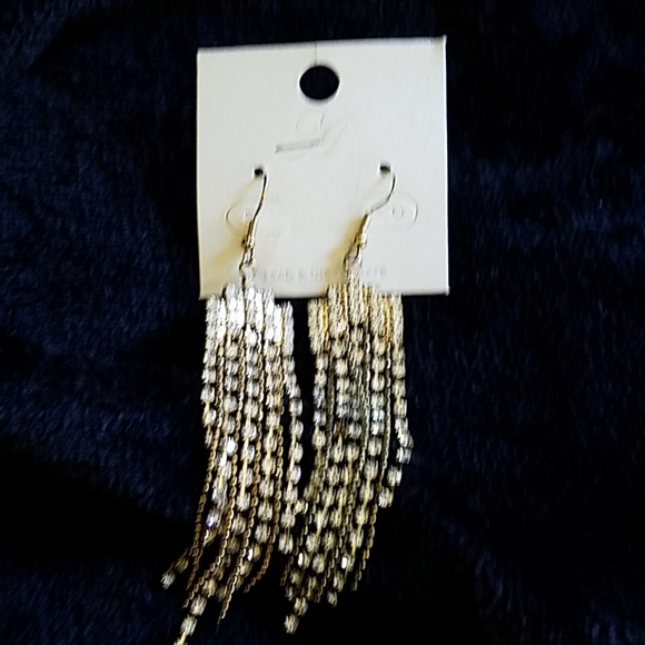 Gorgeous Chandelier Earrings Rhinestone Diamonds - Picture 5 of 7